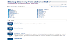 Desktop Screenshot of biddingdirectory.websiteribbon.com